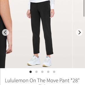 Lululemon on the move pants 8